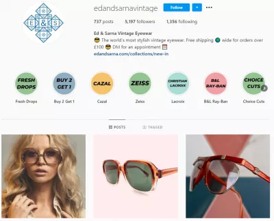 Jedna wskazówka do sprzedaży na Instagramie: ponad 30 porad ekspertów : @edandsarnavintage na Instagramie