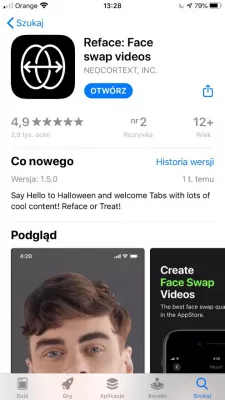 1 app for å bytte ansikt som sprengte Internett: ReFace! : Reface: Face Swap Video i App Store