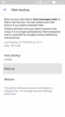 Viber How To Restore Deleted Messages? : Viber backup options