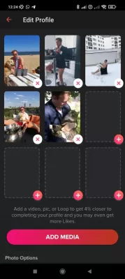 Top Tinder Tricks To Get Matches : Tinder profile set with more than one image