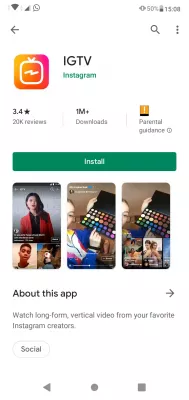 How to upload a video to IGTV from phone? : How do you get IGTV? Install the application
