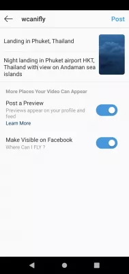 How to upload a video to IGTV from phone? : Video ready to be uploaded