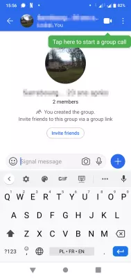 10 Reasons To Use Signal Private Messenger : Group conversation in the application