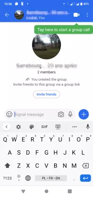 Signal Private Messenger'ı Kullanmak İçin 10 Neden : Uygulamada grup görüşmesi