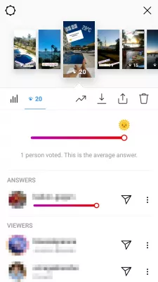 How to view Instagram stories archive : Story archive view results display