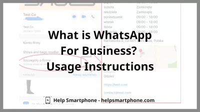 What is WhatsApp Business? Usage Instructions. : What is WhatsApp Business? Usage Instructions.