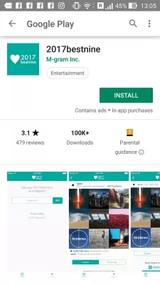 Ang pinakamahusay na siyam na review ng taon ng app : bestinine instagram app sa Play Store