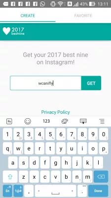 Beste negen beoordelingen van apps : Het invoeren van een Bestinnine Instagram-account