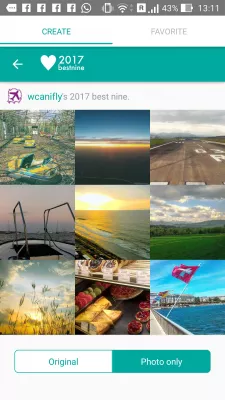 Year best nine app review : Bestinnnine picture square to share on Instagram