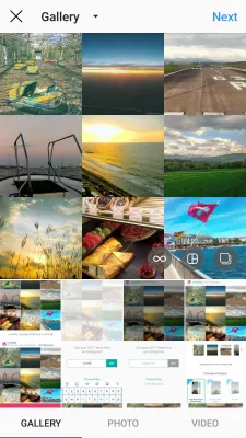 Year best nine app review : Sharing best nine picture on Instagram