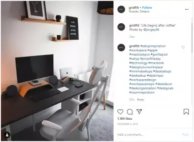 How to create the best Instagram picture post? : Nick Le: desk setup with Jorge Powell