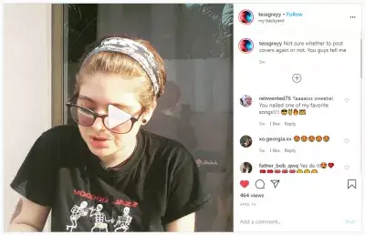 What are the secrets of a great Instagram video post? : Tess Grey: a short cover of Fleetwood Mac's Dreams