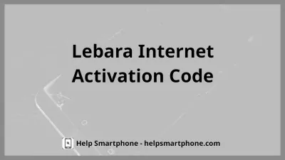 Lebara Internet Activation Code: Get A Prepaid Internet Hotspot Service : Lebara Internet Activation Code: Get A Prepaid Internet Hotspot Service
