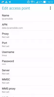 Internet Activation Code [LycaMobile] : How to activate Internet on LYCAMOBILE by setting up an Access Point Name APN for LycaMobile