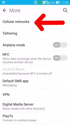 Internetactiveringscode [LycaMobile] : Open Cellular Networks-menu