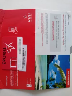 VINI SIM card French Polynesia, how to have mobile internet in Tahiti? : VINI travel card for mobile internet access in French Polynesia