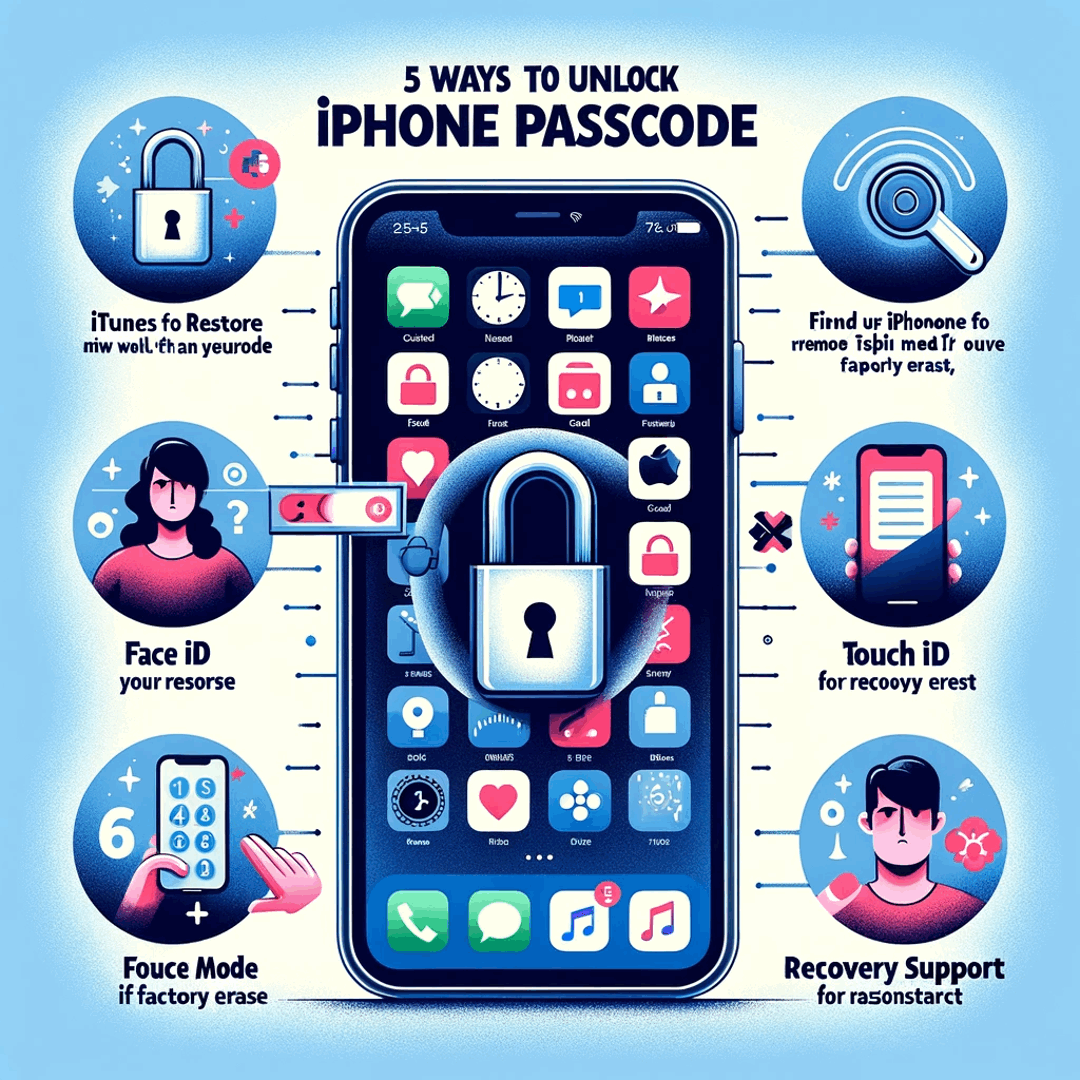 5 Ways To Unlock iPhone Passcode