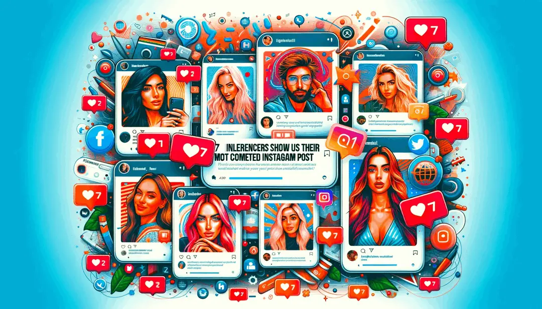  7 influencers show us their most commented Instagram post : 7 influencers show us their most commented Instagram post